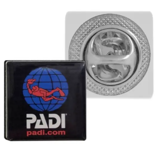 Square Lapel Badge – Pin Clip 20mm x 20mm